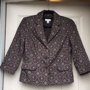 Loft patterned blazer